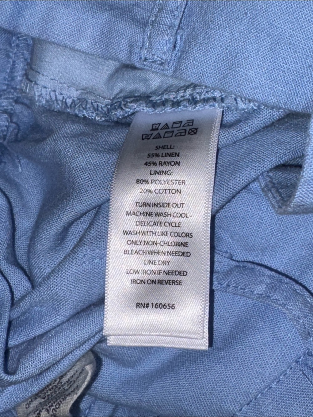 H/G
Blue Cargo Wide Leg pants size large - Picture 7 of 9